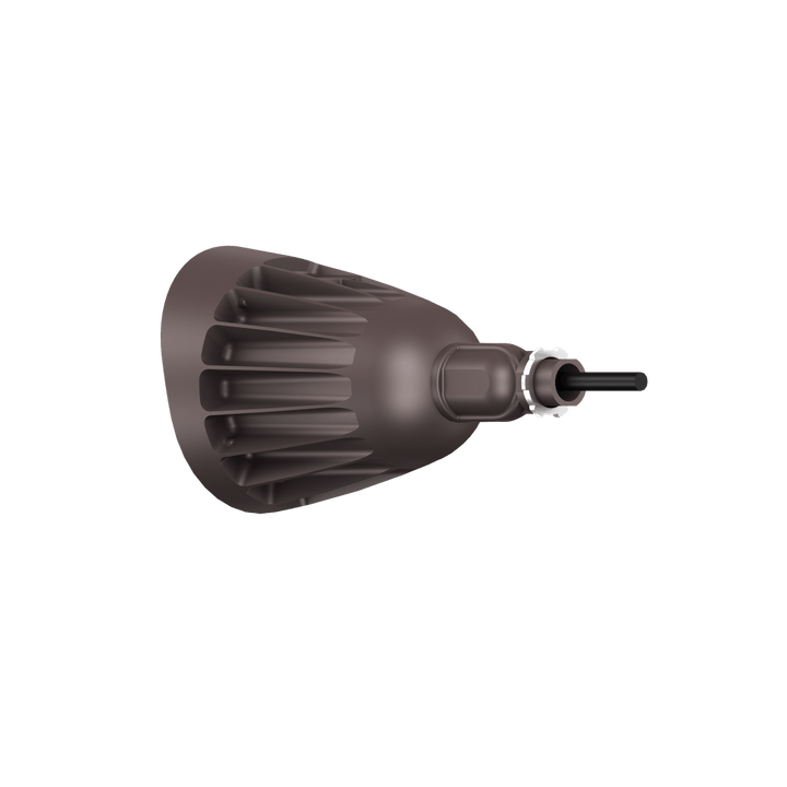 25W Bronze Bullet Light LED Outdoor Spotlights Waterproof Landscape Lights - 3CCT 3000K-5000K - 3500LM - Knuckle Mount