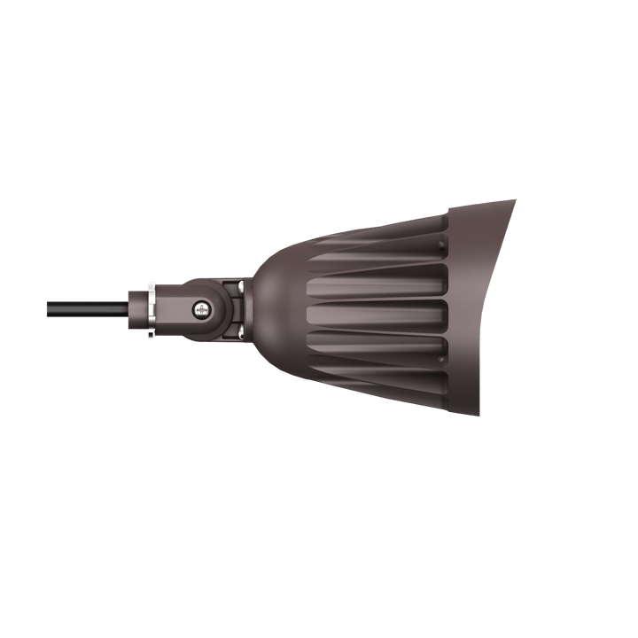 25W Bronze Bullet Light LED Outdoor Spotlights Waterproof Landscape Lights - 3CCT 3000K-5000K - 3500LM - Knuckle Mount