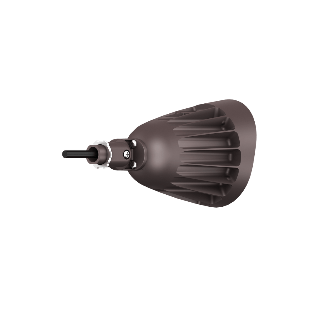 25W Bronze Bullet Light LED Outdoor Spotlights Waterproof Landscape Lights - 3CCT 3000K-5000K - 3500LM - Knuckle Mount