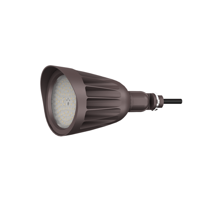 25W Bronze Bullet Light LED Outdoor Spotlights Waterproof Landscape Lights - 3CCT 3000K-5000K - 3500LM - Knuckle Mount