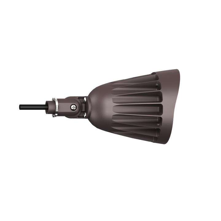 25W Bronze Bullet Light LED Outdoor Spotlights Waterproof Landscape Lights - 3CCT 3000K-5000K - 3500LM - Knuckle Mount