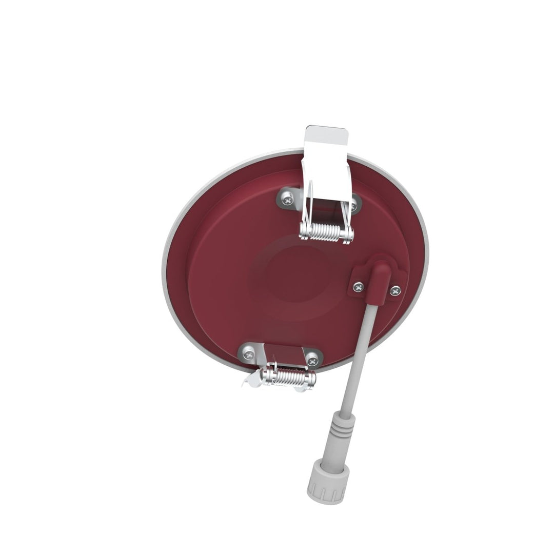 3" Inch 2 Hour Fire Rated Recessed Light Slim Canless LED Wafer Lights - Wet Rated - 5CCT 2700K-5000K - 550LM