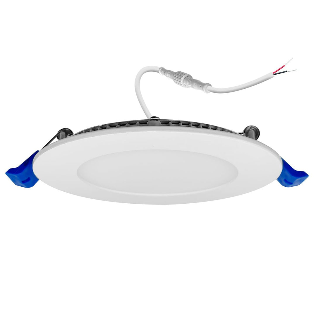 4" Inch Low Voltage Recessed Lighting 12V Canless LED Ceiling Lights - Wet Rated - 5CCT 2700K-5000K - 600LM