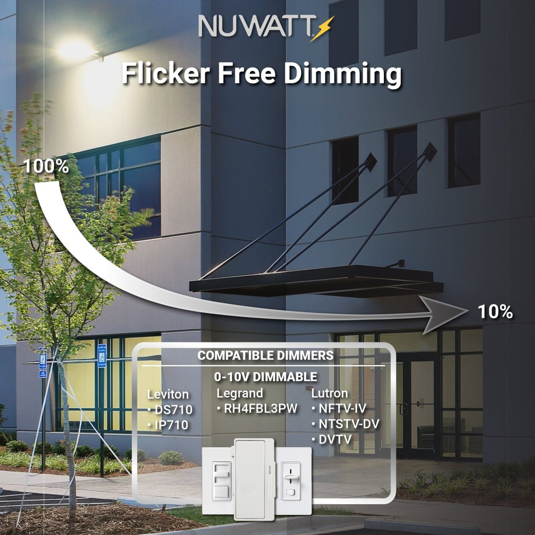 50W LED Flood Lights Outdoor Security Lighting - Waterproof - 3CCT 3000K-5000K - 7050LM - Knuckle Mount