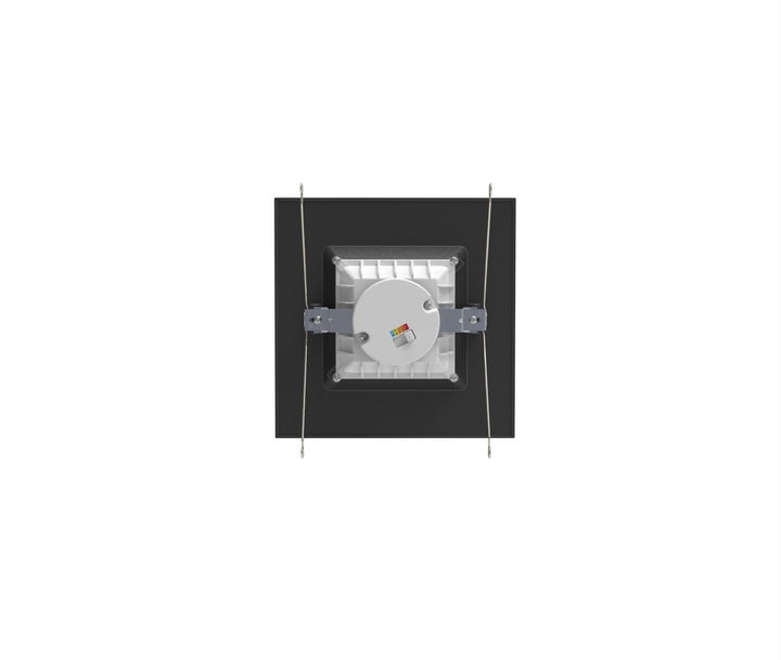 6" Inch Black Square Recessed Lighting Retrofit Can Lights - Wet Rated - 5CCT 2700K-5000K - 1100LM