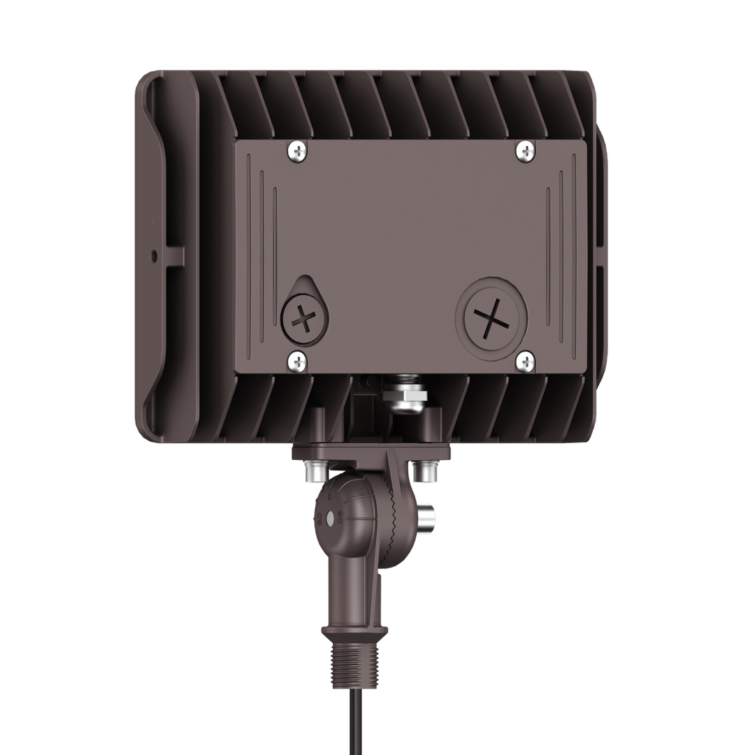 90W Bronze Flood Light LED Outdoor Security Lights - Waterproof - 3CCT 3000K-5000K - 12600LM - Knuckle Mount