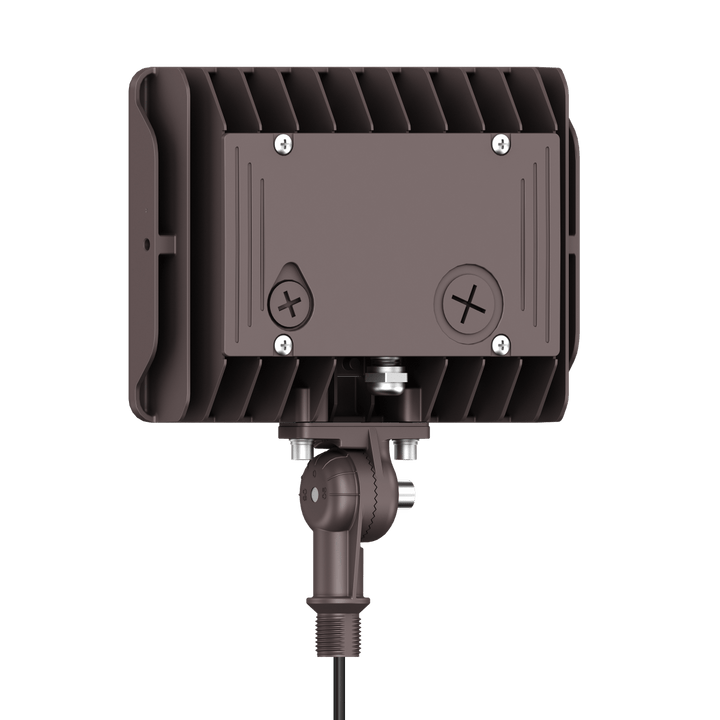 90W Bronze Flood Light LED Outdoor Security Lights - Waterproof - 3CCT 3000K-5000K - 12600LM - Knuckle Mount