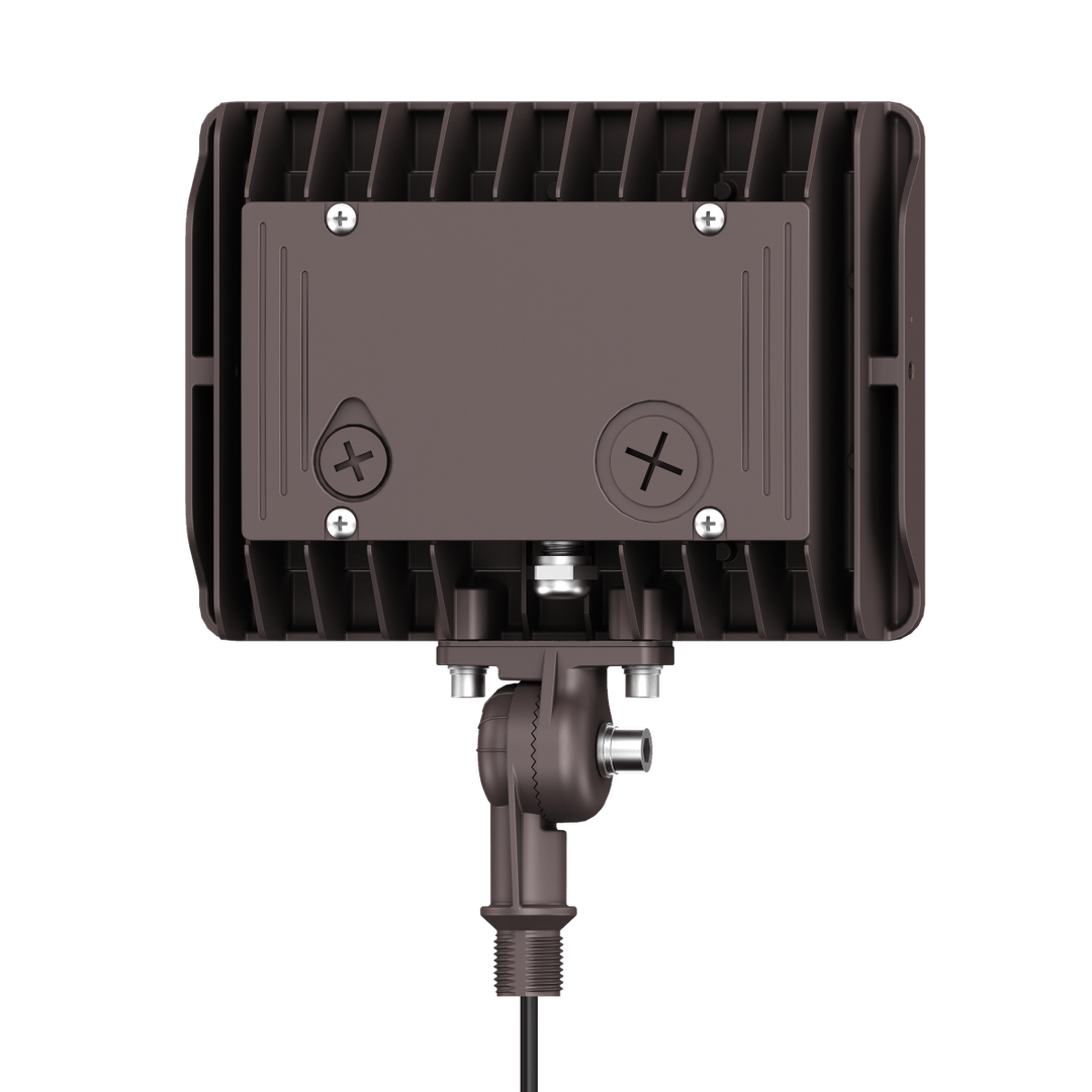 90W Bronze Flood Light LED Outdoor Security Lights - Waterproof - 3CCT 3000K-5000K - 12600LM - Knuckle Mount