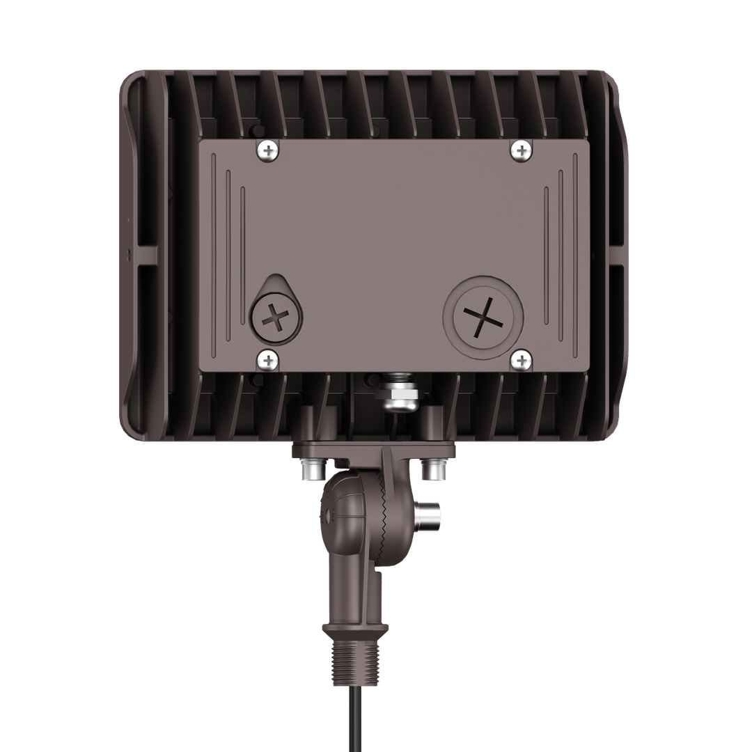 90W Bronze Flood Light LED Outdoor Security Lights - Waterproof - 3CCT 3000K-5000K - 12600LM - Knuckle Mount