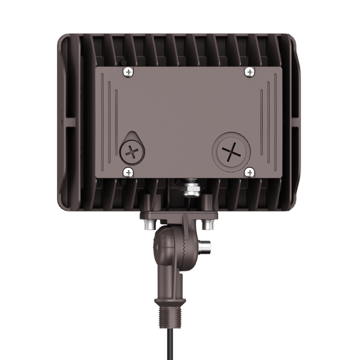 90W Bronze Flood Light LED Outdoor Security Lights - Waterproof - 3CCT 3000K-5000K - 12600LM - Knuckle Mount