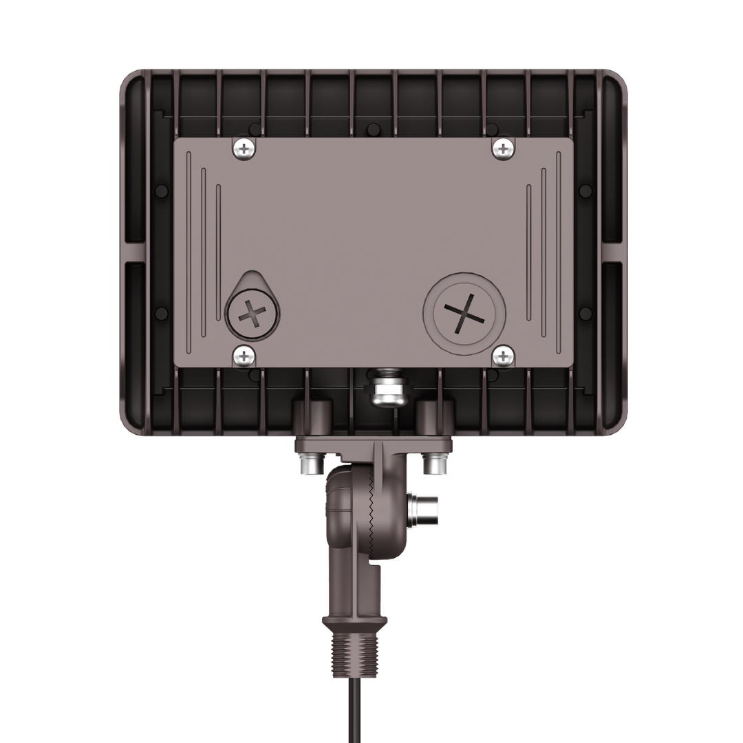 90W Bronze Flood Light LED Outdoor Security Lights - Waterproof - 3CCT 3000K-5000K - 12600LM - Knuckle Mount
