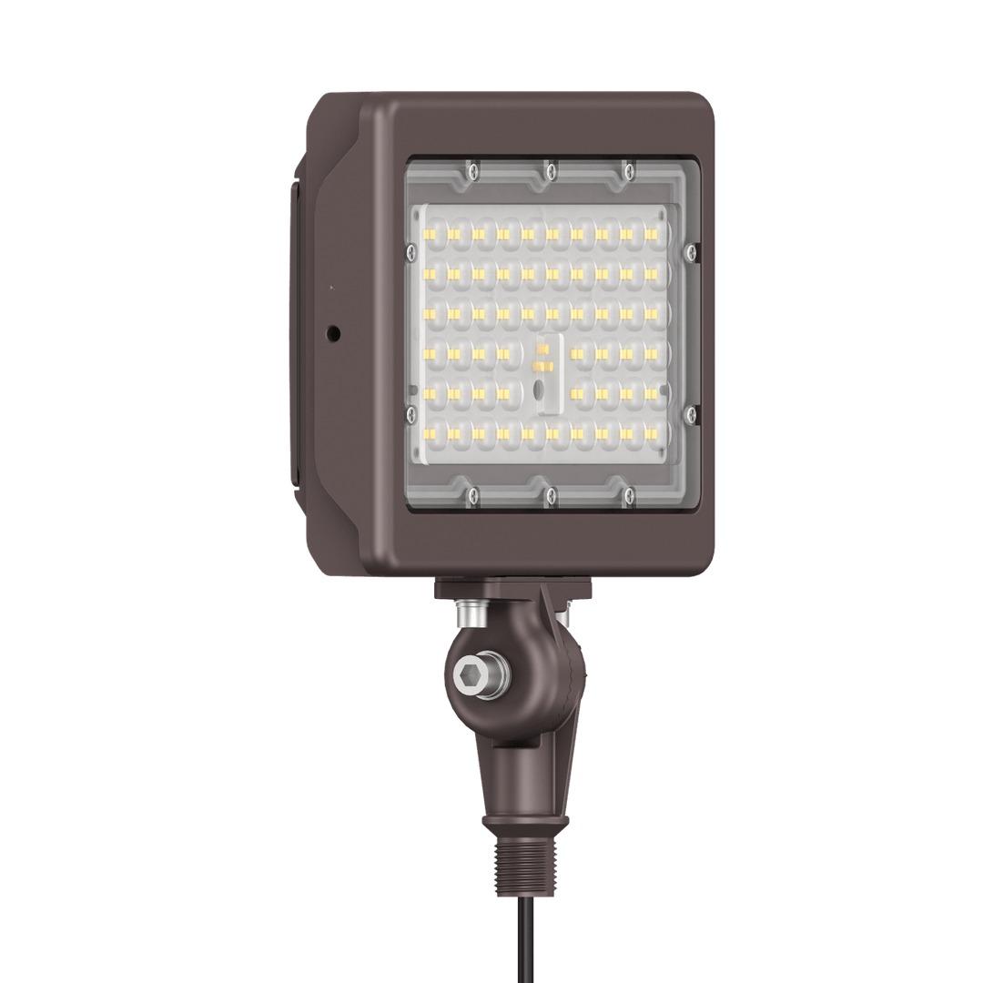 90W Bronze Flood Light LED Outdoor Security Lights - Waterproof - 3CCT 3000K-5000K - 12600LM - Knuckle Mount