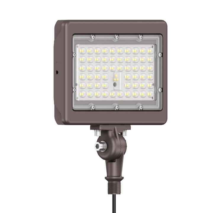 90W Bronze Flood Light LED Outdoor Security Lights - Waterproof - 3CCT 3000K-5000K - 12600LM - Knuckle Mount