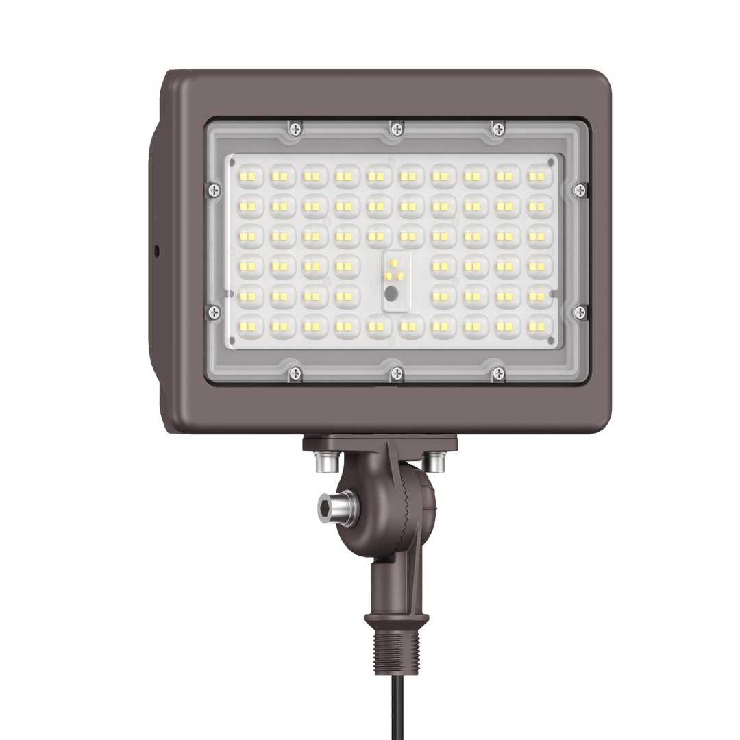 90W Bronze Flood Light LED Outdoor Security Lights - Waterproof - 3CCT 3000K-5000K - 12600LM - Knuckle Mount