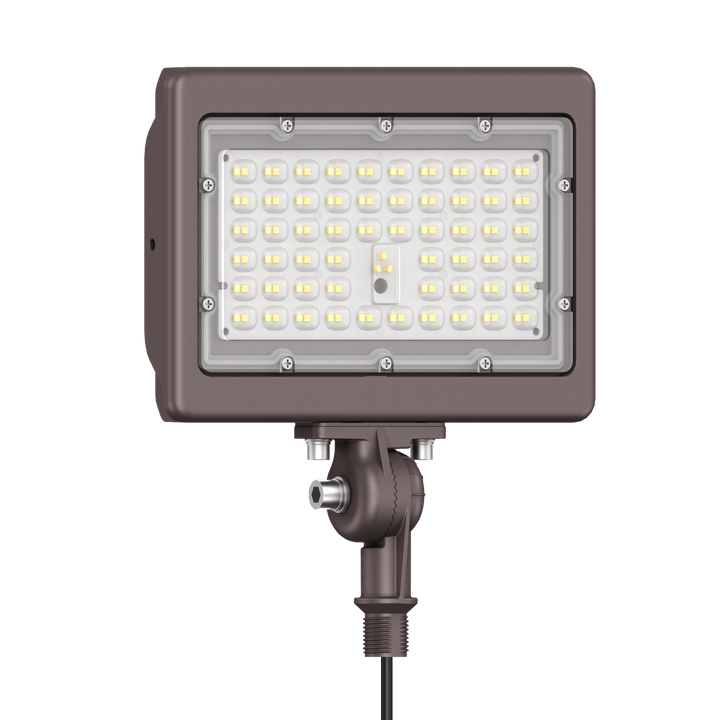 90W Bronze Flood Light LED Outdoor Security Lights - Waterproof - 3CCT 3000K-5000K - 12600LM - Knuckle Mount