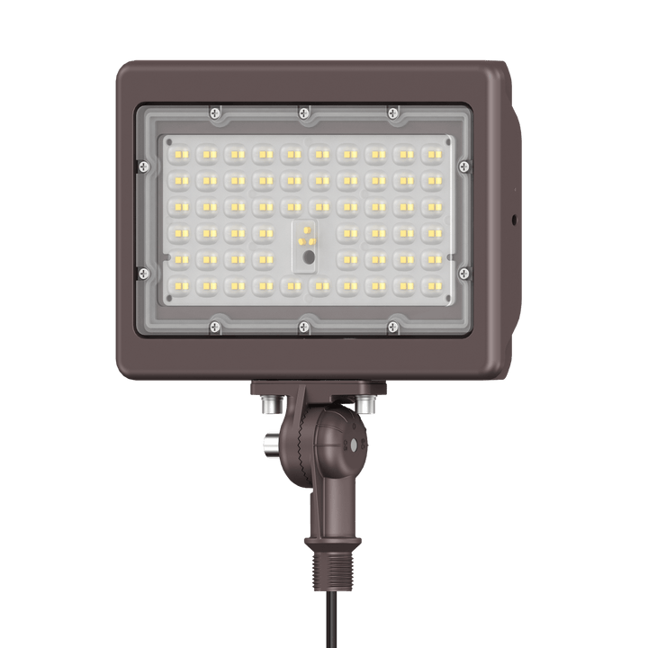 90W Bronze Flood Light LED Outdoor Security Lights - Waterproof - 3CCT 3000K-5000K - 12600LM - Knuckle Mount
