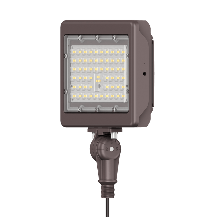 90W Bronze Flood Light LED Outdoor Security Lights - Waterproof - 3CCT 3000K-5000K - 12600LM - Knuckle Mount