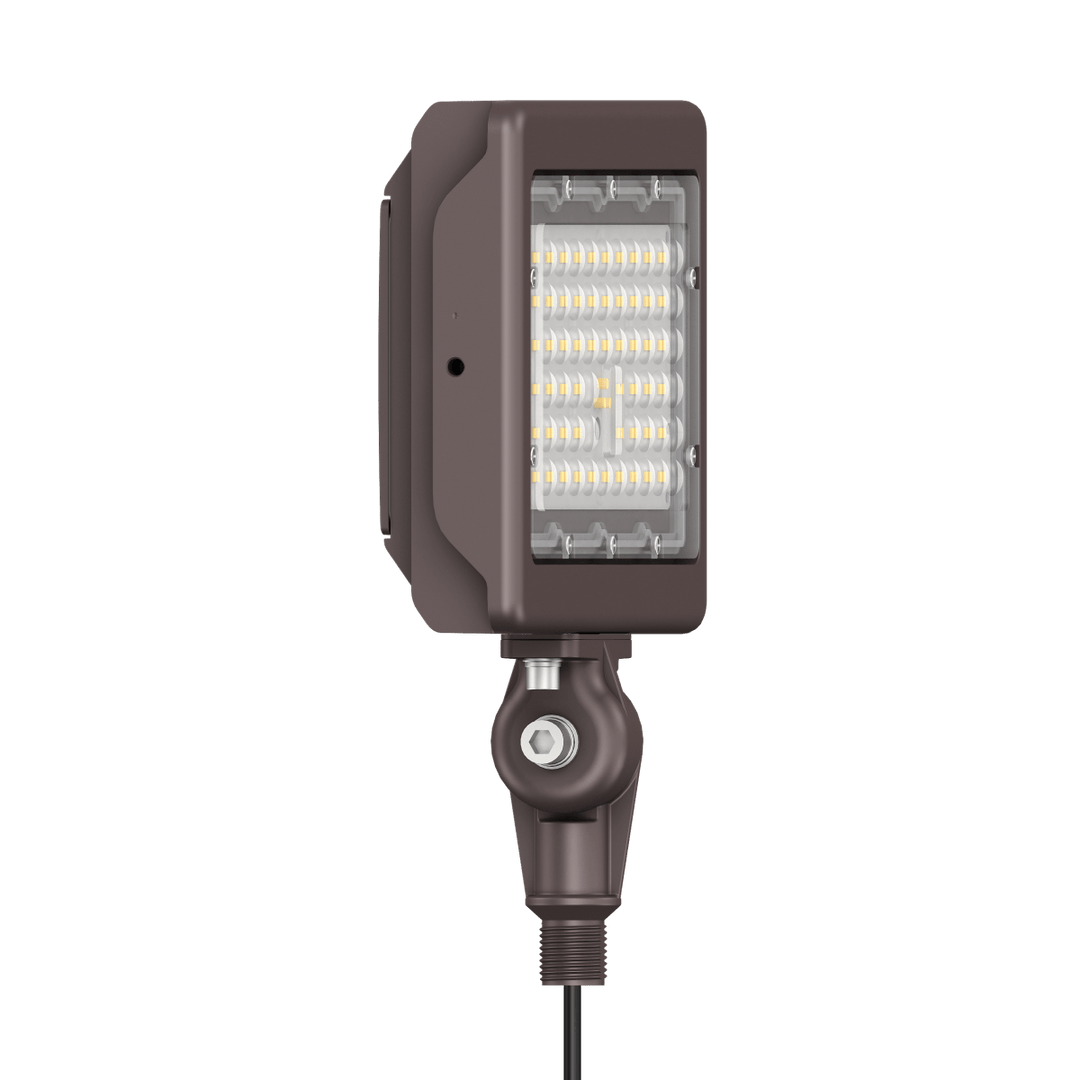90W Bronze Flood Light LED Outdoor Security Lights - Waterproof - 3CCT 3000K-5000K - 12600LM - Knuckle Mount