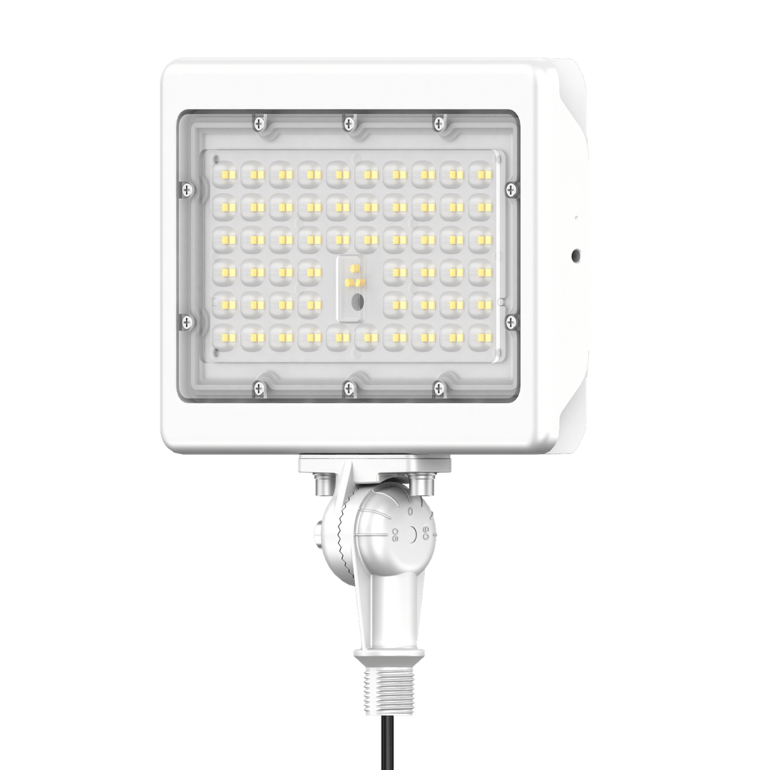 90W LED Flood Lights Outdoor Security Lighting - Waterproof - 3CCT 3000K-5000K - 12600LM - Knuckle Mount