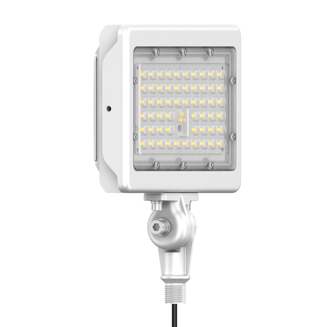 90W LED Flood Lights Outdoor Security Lighting - Waterproof - 3CCT 3000K-5000K - 12600LM - Knuckle Mount