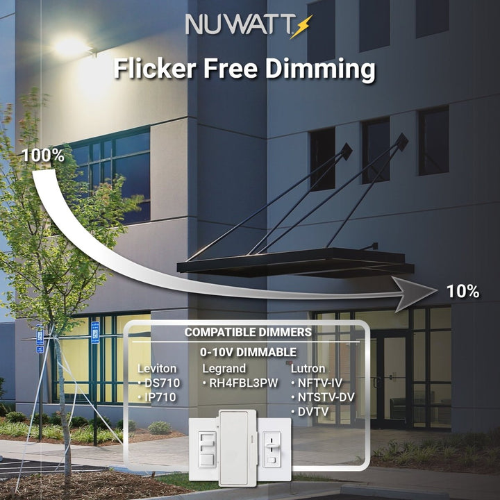 90W LED Flood Lights Outdoor Security Lighting - Waterproof - 3CCT 3000K-5000K - 12600LM - Knuckle Mount