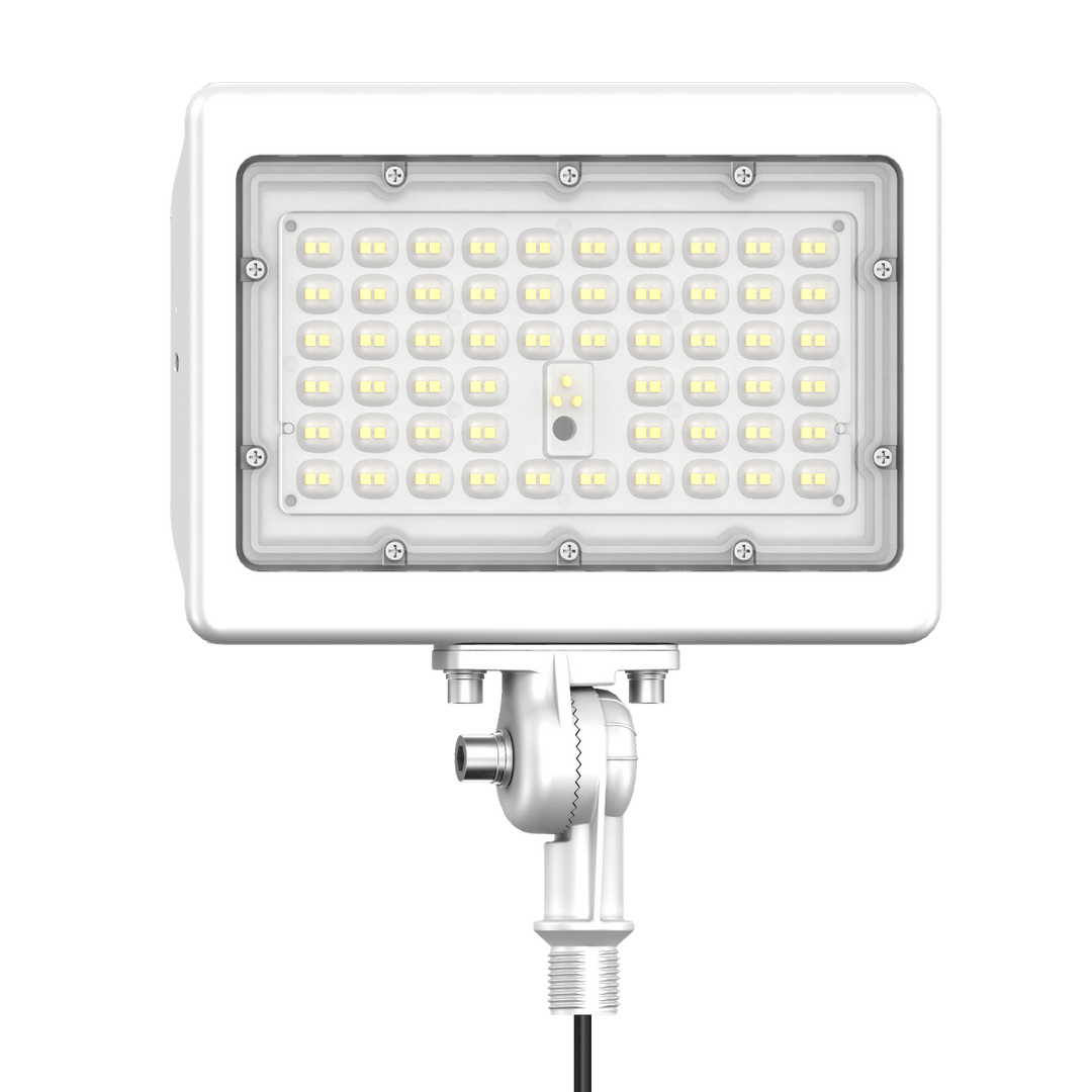 90W LED Flood Lights Outdoor Security Lighting - Waterproof - 3CCT 3000K-5000K - 12600LM - Knuckle Mount