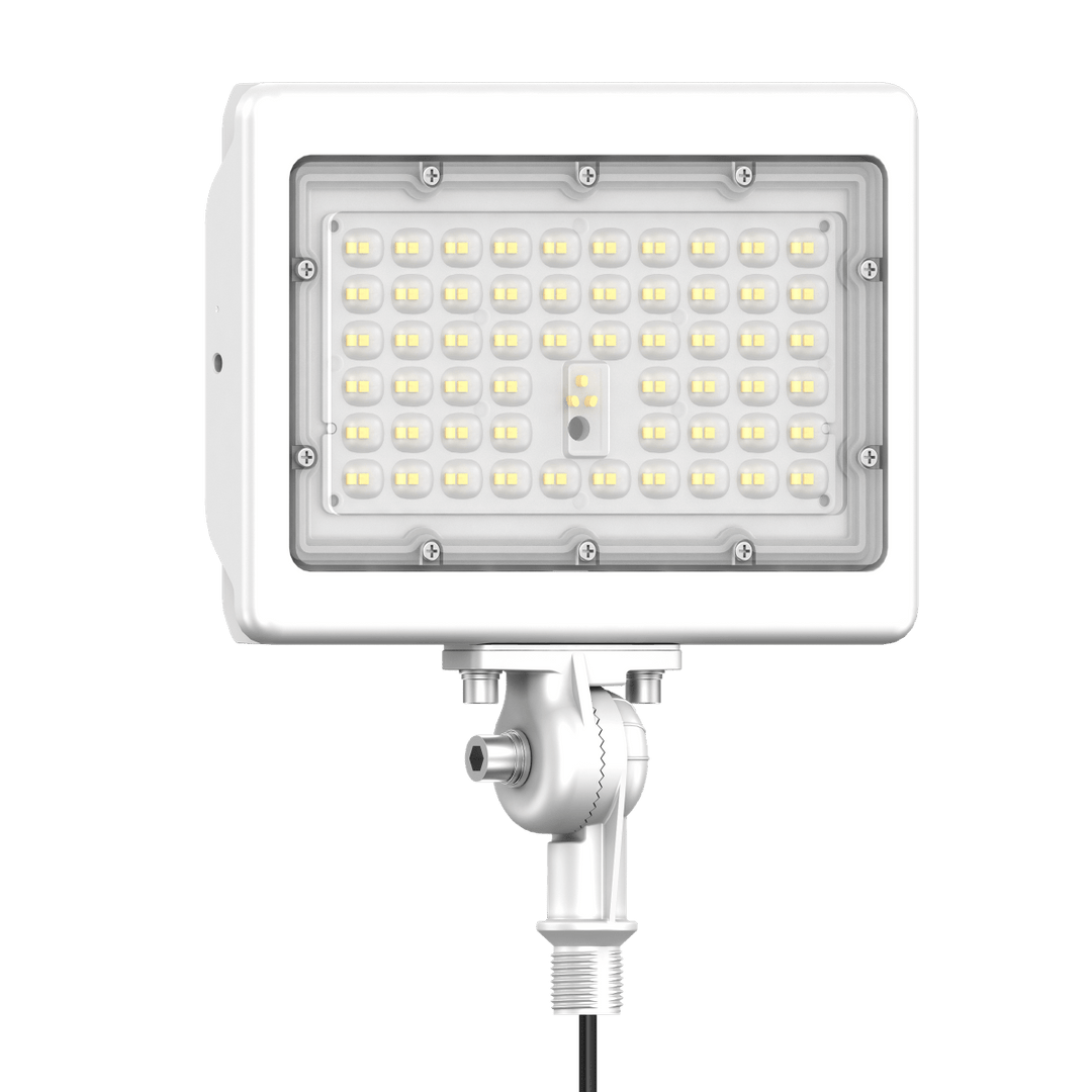 90W LED Flood Lights Outdoor Security Lighting - Waterproof - 3CCT 3000K-5000K - 12600LM - Knuckle Mount