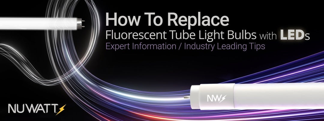 How To Replace Fluorescent Tube Light Bulbs with LEDs