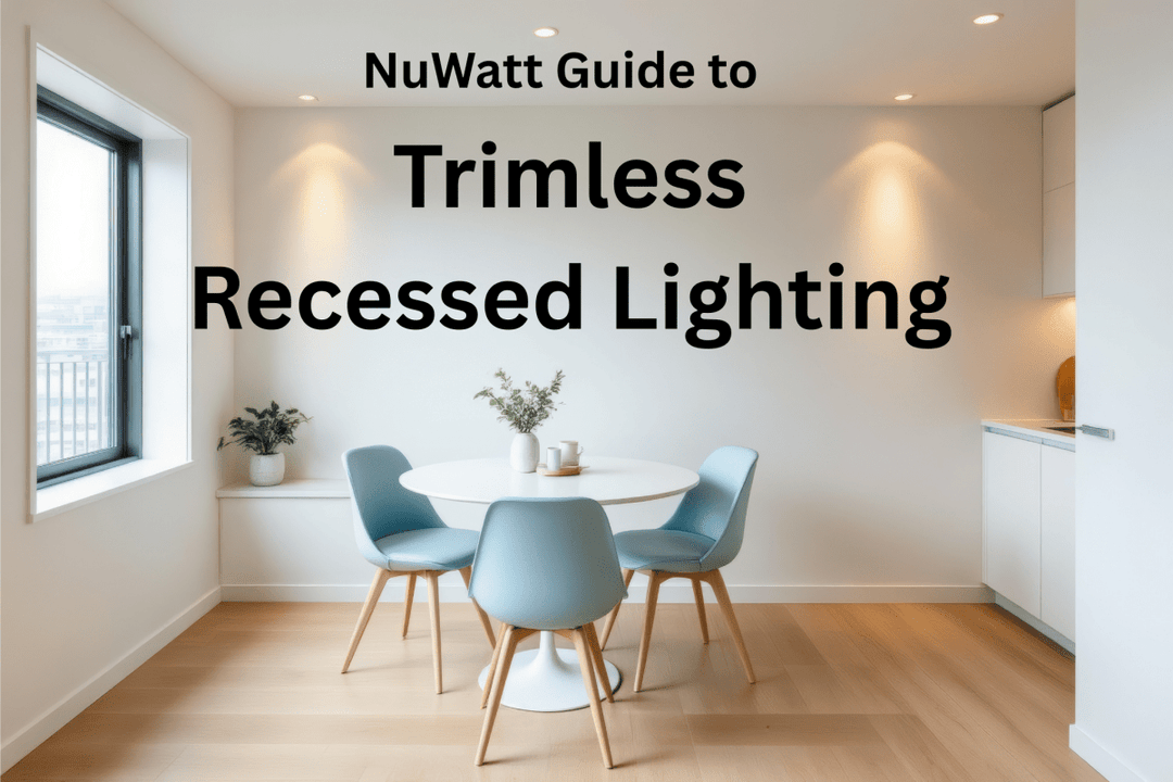 Designing With Trimless Recessed Lights
