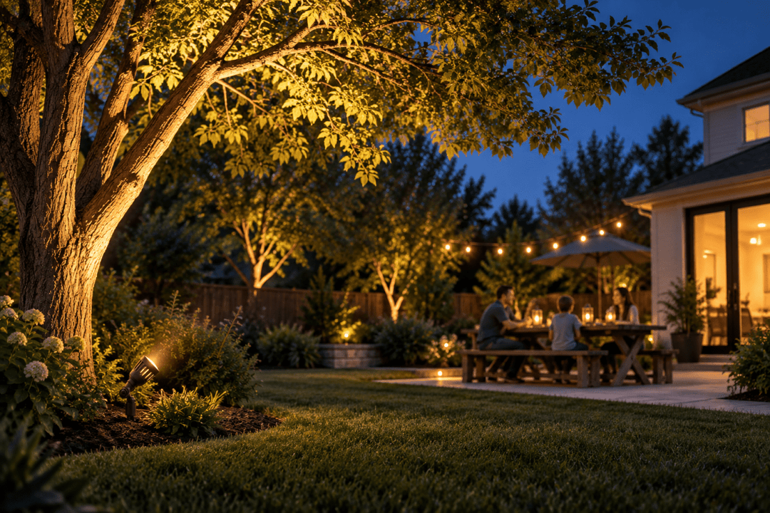 How to Highlight Trees and Landscaping with Bullet Lights - NuWatt Lighting