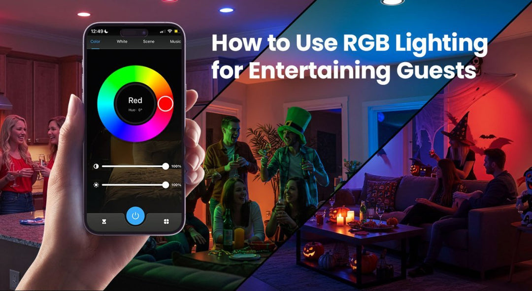 How to Use RGB Lighting for Entertaining Guests