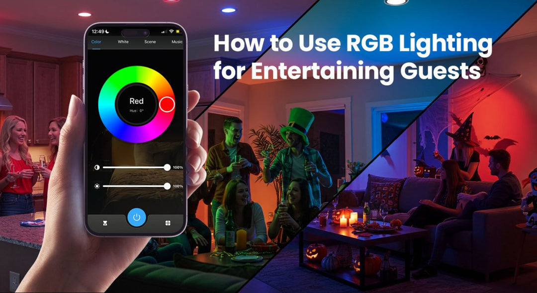 How to Use RGB Lighting for Entertaining Guests