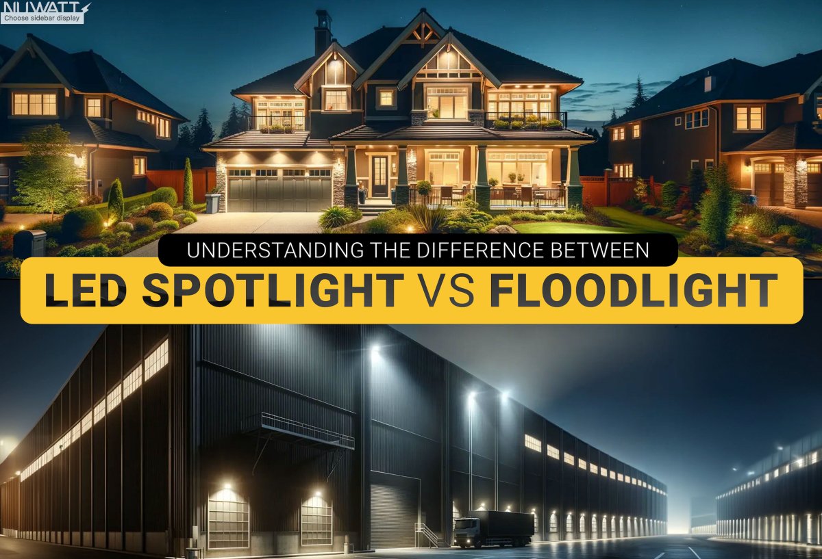 LED Flood Lights vs. Spotlights