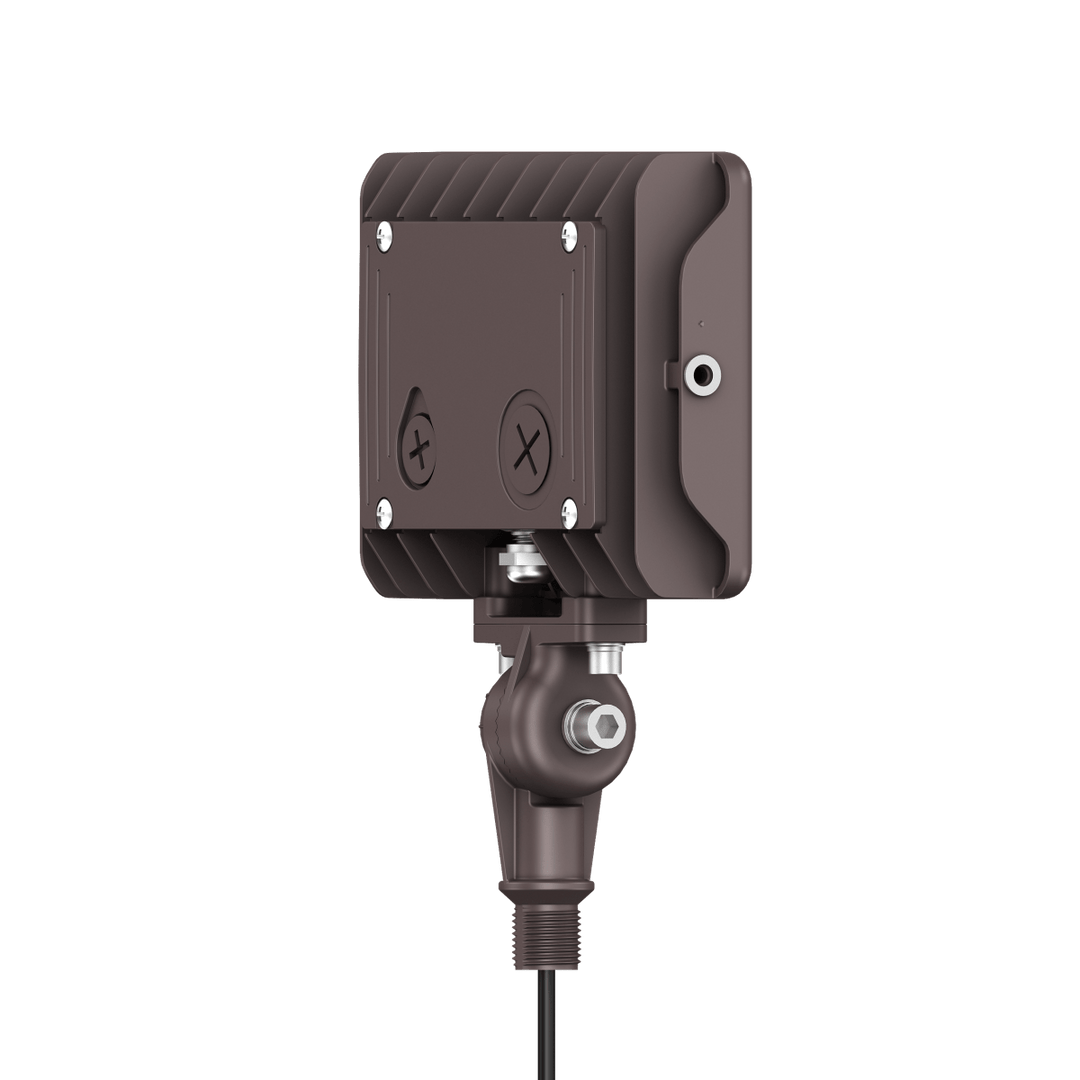 15W Bronze Flood Light LED Outdoor Security Lights - Waterproof - 3CCT 3000K-5000K - 2100LM - Knuckle Mount