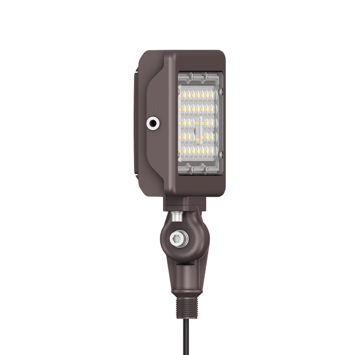 15W Bronze Flood Light LED Outdoor Security Lights - Waterproof - 3CCT 3000K-5000K - 2100LM - Knuckle Mount