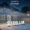 15W Bronze Flood Light LED Outdoor Security Lights - Waterproof - 3CCT 3000K-5000K - 2100LM - Knuckle Mount
