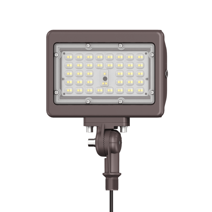 15W Bronze Flood Light LED Outdoor Security Lights - Waterproof - 3CCT 3000K-5000K - 2100LM - Knuckle Mount