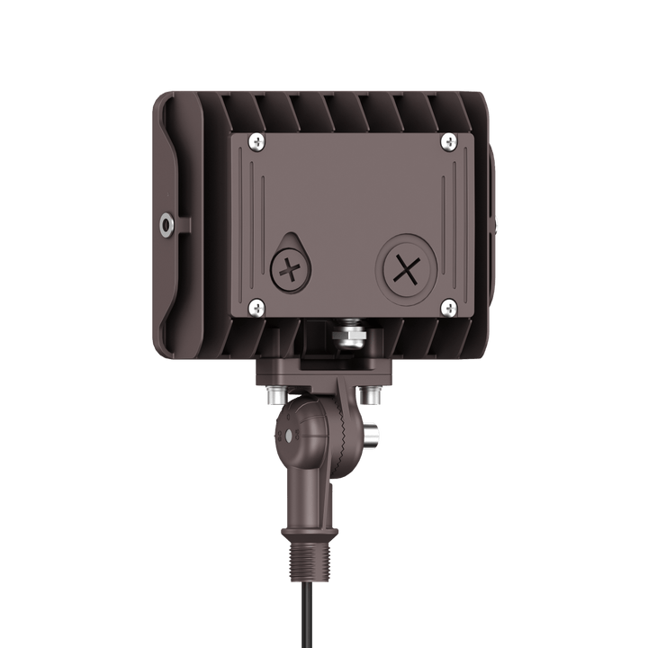 15W Bronze Flood Light LED Outdoor Security Lights - Waterproof - 3CCT 3000K-5000K - 2100LM - Knuckle Mount