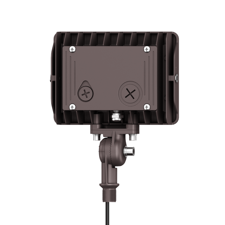 15W Bronze Flood Light LED Outdoor Security Lights - Waterproof - 3CCT 3000K-5000K - 2100LM - Knuckle Mount