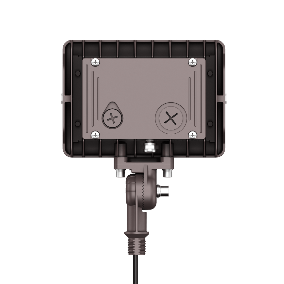 15W Bronze Flood Light LED Outdoor Security Lights - Waterproof - 3CCT 3000K-5000K - 2100LM - Knuckle Mount