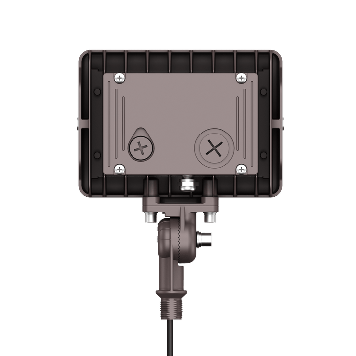 15W Bronze Flood Light LED Outdoor Security Lights - Waterproof - 3CCT 3000K-5000K - 2100LM - Knuckle Mount