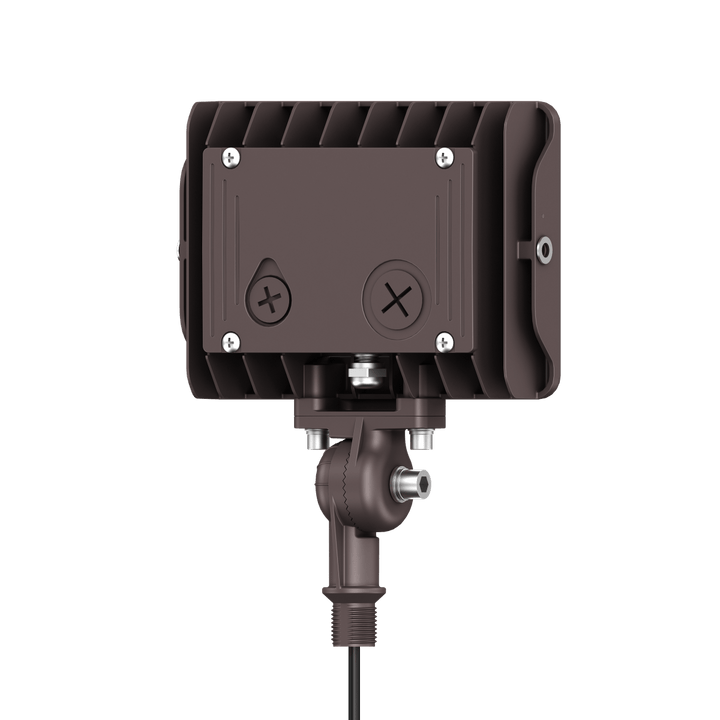 15W Bronze Flood Light LED Outdoor Security Lights - Waterproof - 3CCT 3000K-5000K - 2100LM - Knuckle Mount