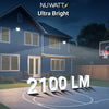 15W LED Flood Lights Outdoor Security Lighting - Waterproof - 3CCT 3000K-5000K - 2100LM - Knuckle Mount