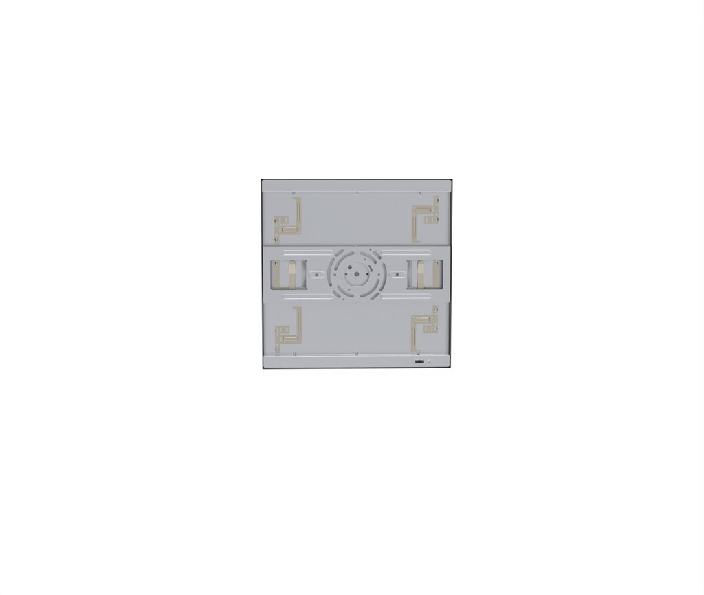 1x1 LED Flat Panel Light Surface Mount Square - Triac Dimmable - 5CCT 2700K-5000K - 1500LM - Black Trim
