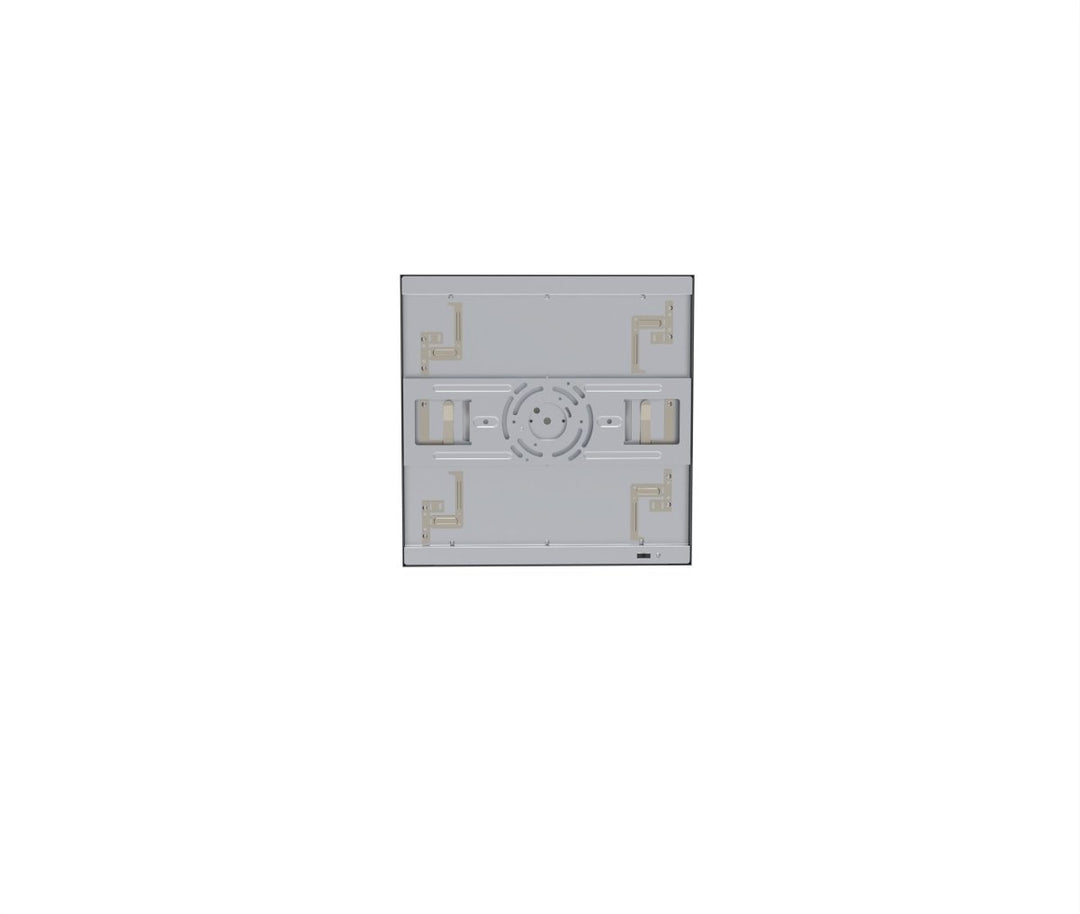 1x1 LED Flat Panel Light Surface Mount Square - Triac Dimmable - 5CCT 2700K-5000K - 1500LM - Black Trim