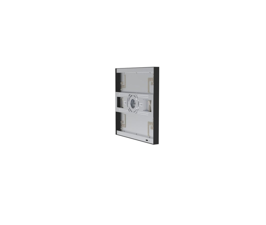 1x1 LED Flat Panel Light Surface Mount Square - Triac Dimmable - 5CCT 2700K-5000K - 1500LM - Black Trim