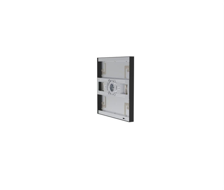 1x1 LED Flat Panel Light Surface Mount Square - Triac Dimmable - 5CCT 2700K-5000K - 1500LM - Black Trim