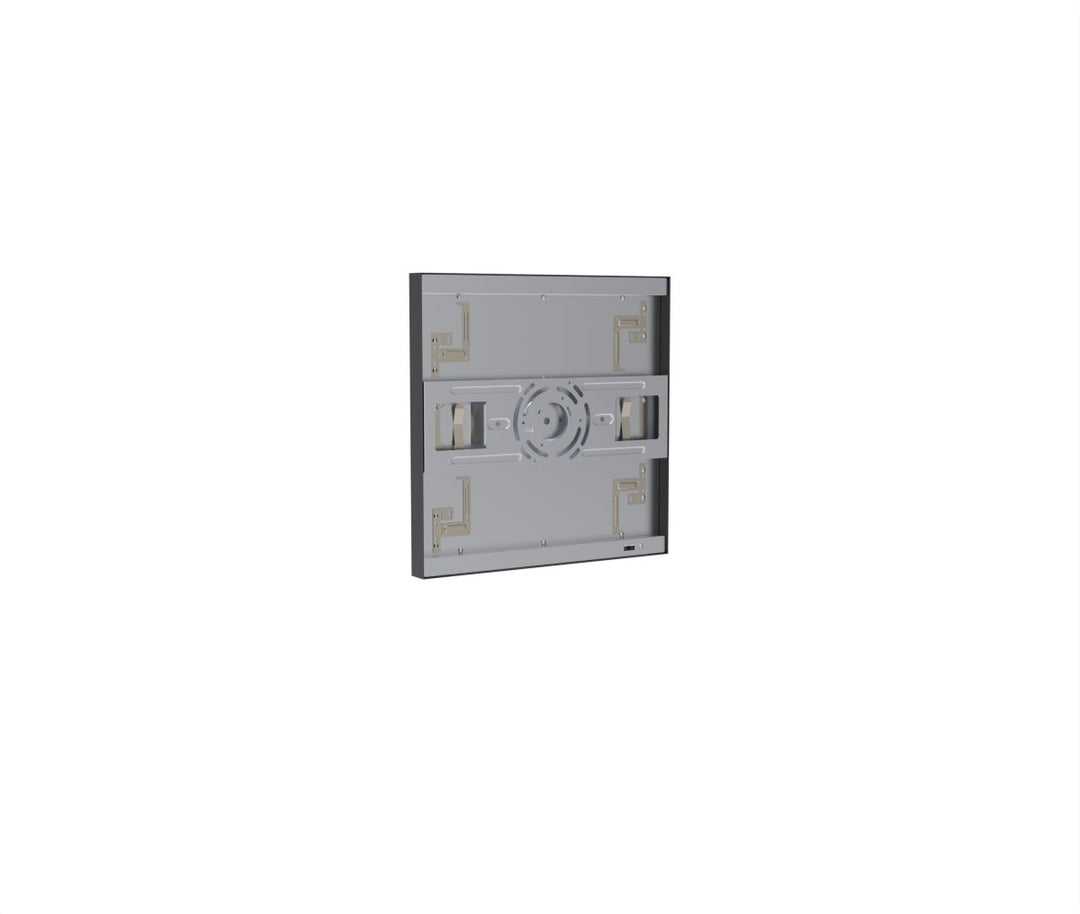 1x1 LED Flat Panel Light Surface Mount Square - Triac Dimmable - 5CCT 2700K-5000K - 1500LM - Black Trim