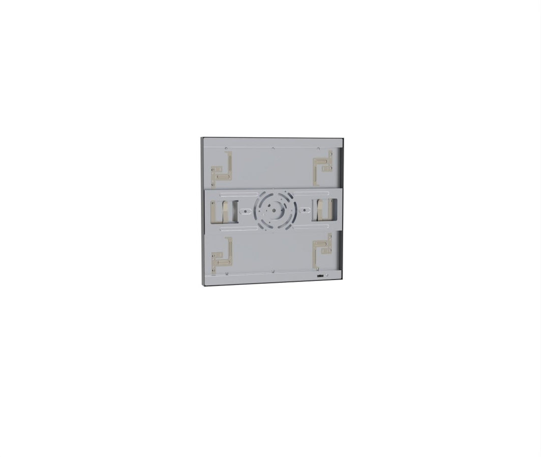 1x1 LED Flat Panel Light Surface Mount Square - Triac Dimmable - 5CCT 2700K-5000K - 1500LM - Black Trim