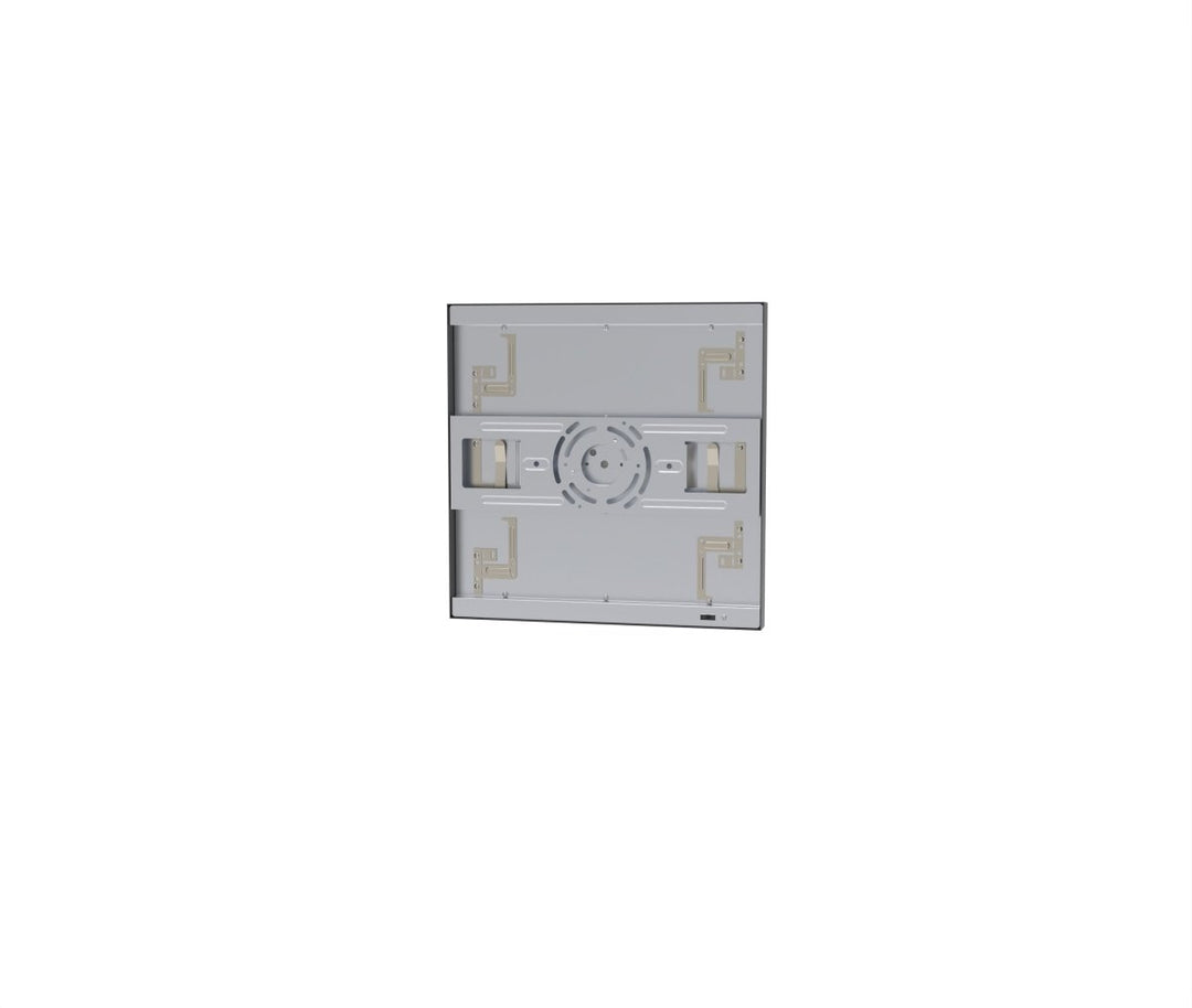 1x1 LED Flat Panel Light Surface Mount Square - Triac Dimmable - 5CCT 2700K-5000K - 1500LM - Black Trim